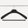 limac-design-fausto-leather-coat-hanger-brass-black | ikonitaly