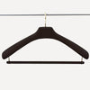 limac-design-fausto-leather-coat-hanger-brass-dark-brown | ikonitaly