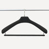 limac-design-fausto-leather-coat-hanger-steel-black | ikonitaly