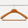 limac-design-fausto-leather-coat-hanger-steel-brown | ikonitaly