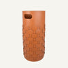 limac-design-lumia-woven-leather-umbrella-stand-brown | ikonitaly