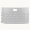 limac-design-storage-basket-ezago-oval-white | ikonitaly