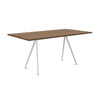 magis-baguette-160x85cm-table-white-legs-thermotreated-wood-top | ikonitaly