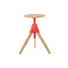 magis-jerry-swivel-wood-bar-stool-SD1854_red | ikonitaly