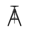 magis-tom-height-adjustable-bar-stool-all-black | ikonitaly