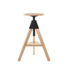 magis-tom-height-adjustable-bar-stool-beech-wood-seat-black-screw | ikonitaly