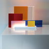 nemo-on-lines-coloured-table-led-lamp-front-view | ikonitaly