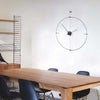 nomon-mini-bilbao-walnut-wood-wall-clock | ikonitaly