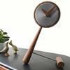 nomon-mini-puntero-t-minimalist-table-clock-graphite-on-shelf | ikonitaly