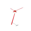 nomon-puntero-l-wood-table-clock-red | ikonitaly