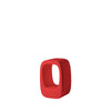 slide-lazy-bones-barnaby-gunning-stool-with-hole-flame-red  |ikonitaly