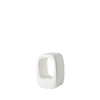 slide-lazy-bones-barnaby-gunning-stool-with-hole-milky-white | ikonitaly