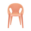 magis bell stacking chair with arms sunrise front | ikonitaly