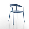 altek alumito ﻿stackable lounge chair in blue | ikonitaly