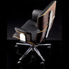 altek armadillo executive office chairs - swivel, italian brown leather | ikonitaly