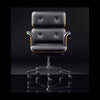 altek armadillo executive office chairs - italian black leather - with arms - | ikonitaly