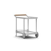 atmosphera-butler-aluminum-garden-trolley-white | ikonitaly