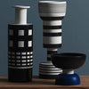 three ettore sottsass vases for bitossi | ikonitaly