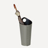 limac design pluvia leather umbrella stand dove grey | ikonitaly