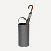 limac-design-regen-anthracite-lobby-leather-umbrella-stand | ikonitaly