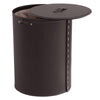 limac-design-ricky-laundry-hamper-dark-brown-open-lid | ikonitaly