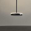 black panzeri bella suspension light illuminated | ikonitaly