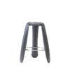 zieta plopp bar stool umbra grey | ikonitaly