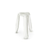 glossy white zieta plopp kitchen stool | ikonitaly