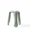 moss grey plopp standard stool in aluminum | ikonitaly